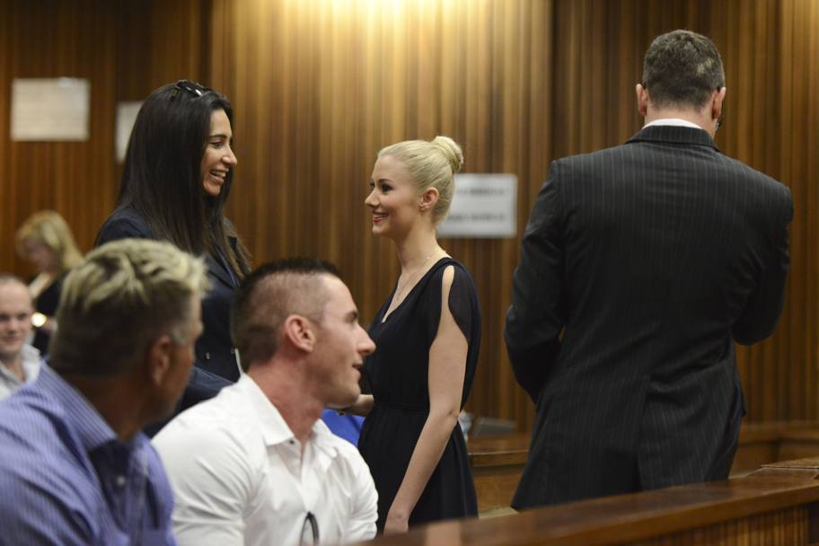 Samantha Taylor, che  stata anche testimone per l&#39;accusa al processo, ha raccontato di un rapporto burrascoso con Pistorius, uomo dal carattere 